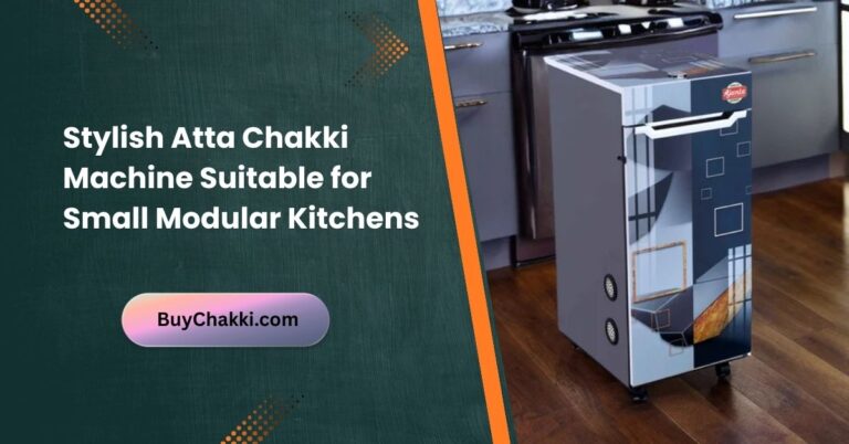 Compact Atta Chakki Machine for Small Kitchen – Space-Saving Flour Mill