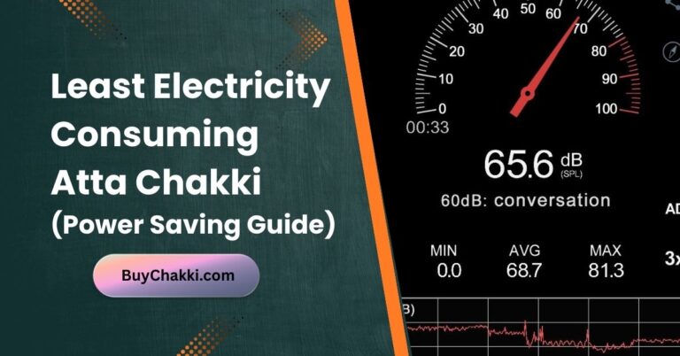 Energy-efficient atta chakki machines that consume the least electricity